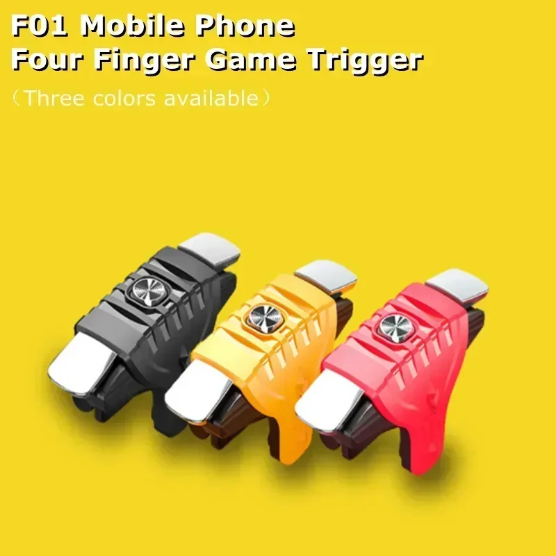 Gaming Trigger Phone - Abs携帯電話ゲームパッド、joysticsf01、ゲームトリガー、Pubg、ashooter、l1 r1、iOS、Android、ゲームアクセサリー用のキーボタン、2個
