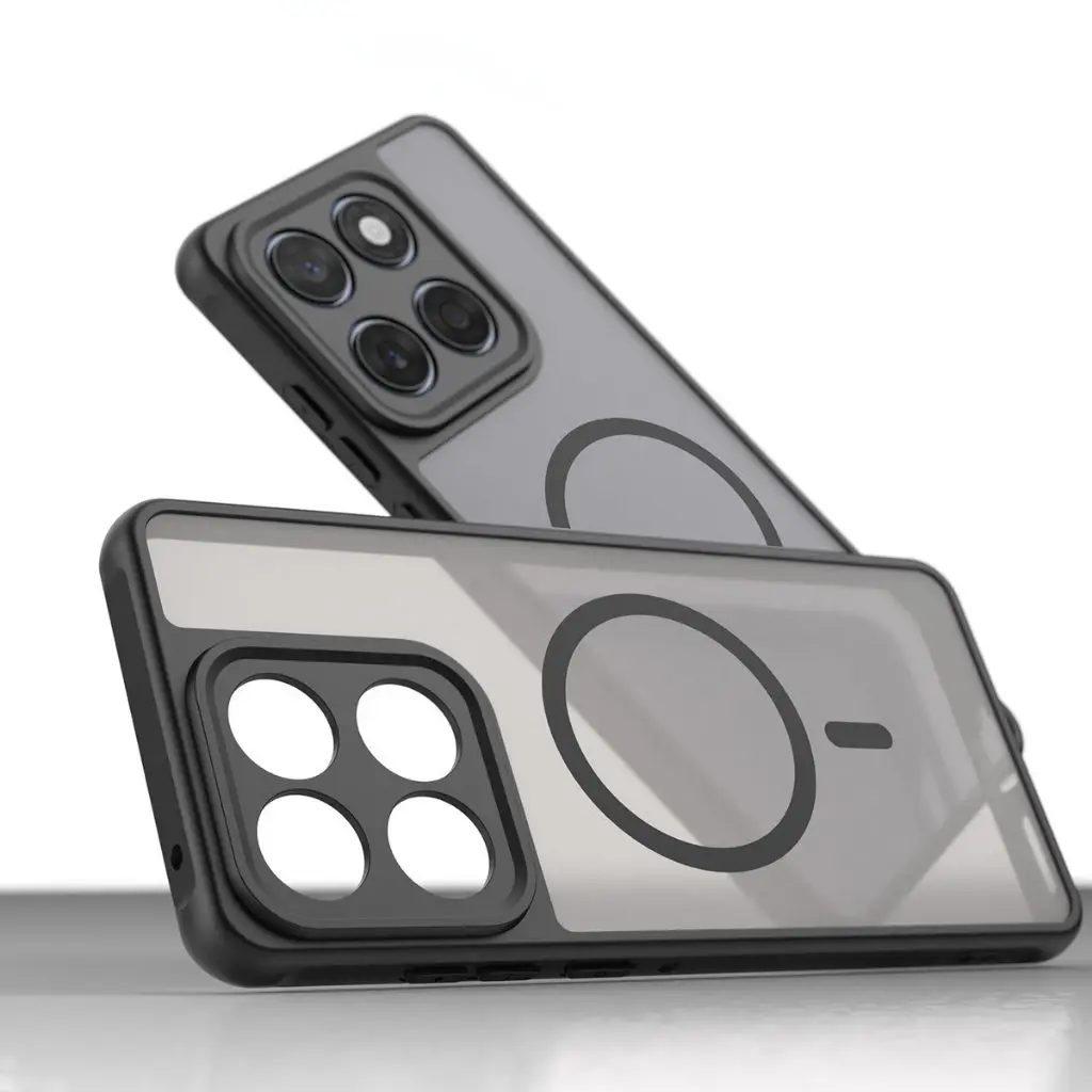Phone Accessories Online Shop - Motorola Edge 60 Pro、60 Fusion、60S用ケース、マグネット式ワイヤレス充電対応、耐衝撃バックカバー
