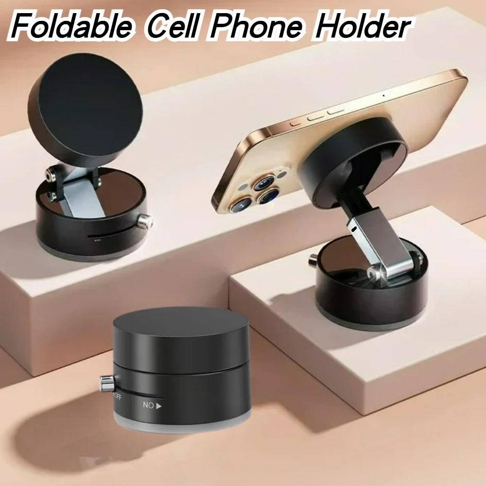 Phone Accessories For Car - 高性能磁気真空ホルダー折りたたみ式ユニバーサル電話スタンド車のデスクトップ浴室アウトドアスポーツアクセサリー