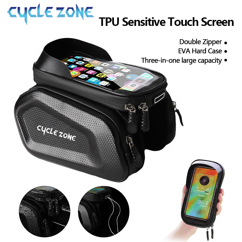 Phone Zone Accessories & Repair - 自転車電話バッグバイクトップフロントチューブフレームバッグサイクリングフロントバッグタッチスクリーンロード MTB マウンテンバイク電話バッグアクセサリー