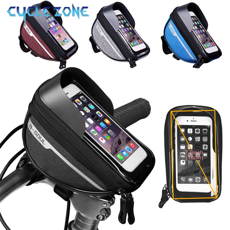 Phone Zone Accessories & Repair - マウンテンバイクバッグタッチスクリーンサイクリングハンドルバー電話ホルダーバッグバイクバッグ自転車電話収納バッグサイクリングアクセサリー