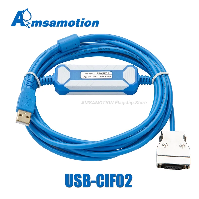 Usb Data Cable - USB-CIF02 金メッキプログラミングケーブル オムロン PLC 通信 CPM1