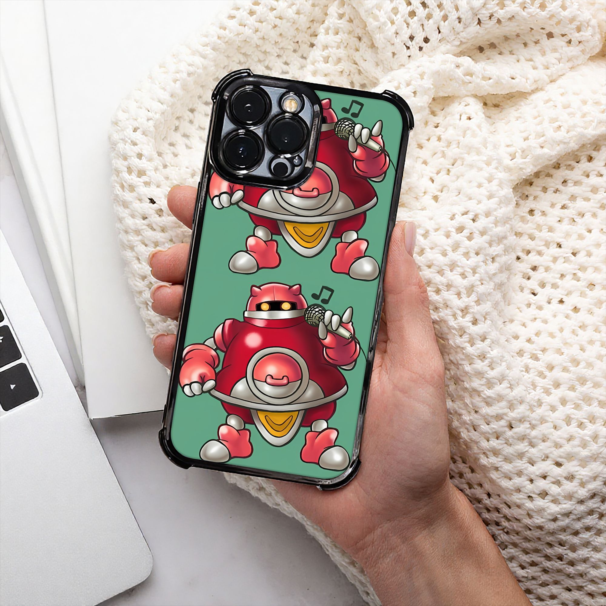 Gaming Trigger Phone - レトロゲーム風スマホケース C-クロノトリガー メッキ加工 各種機種対応