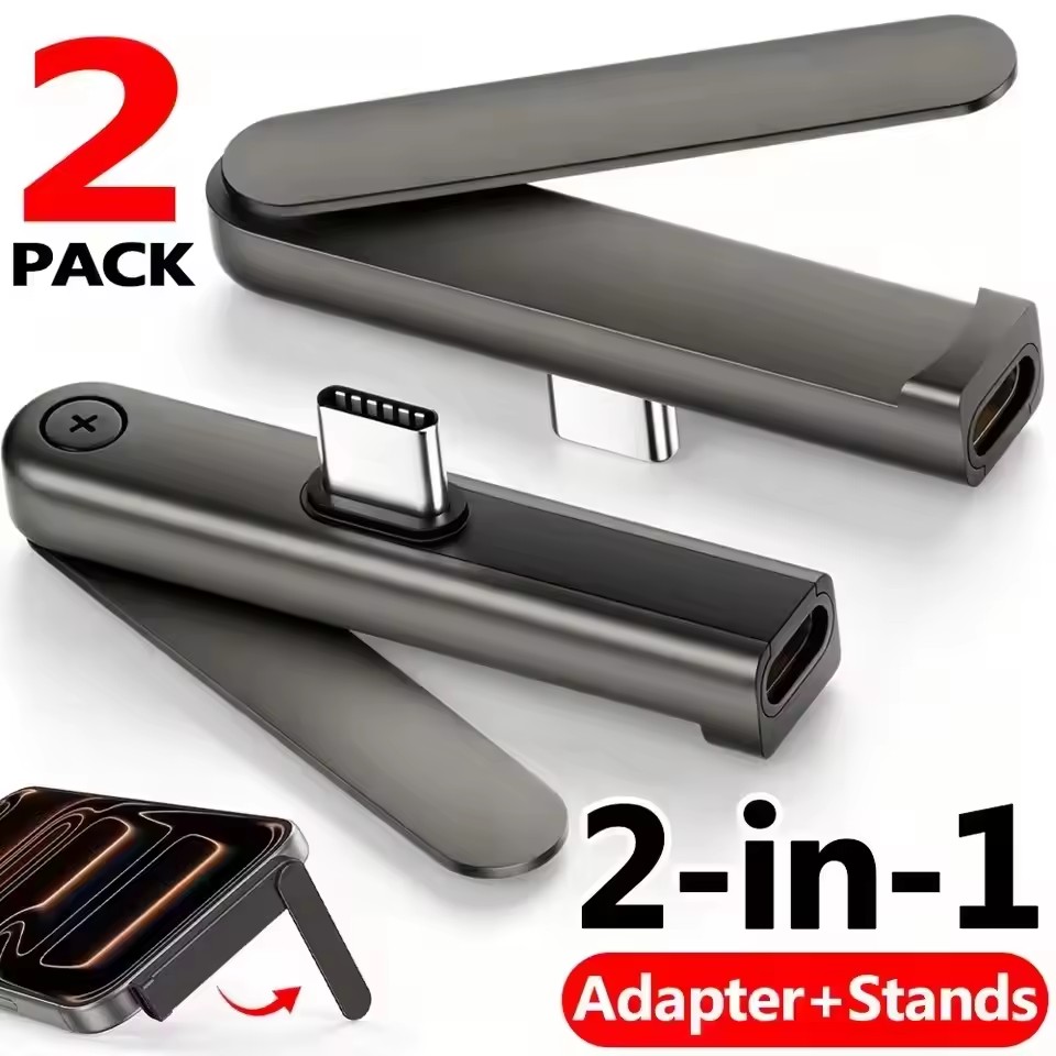 Phone Accessories Stand - 2/1個入り ポータブル USB-C から 3.5mm オーディオ