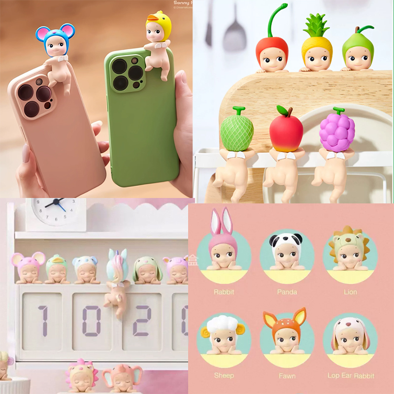 Phone Accessories Doll - 本物のソニーエンジェルヒッパーズシリーズミニフィギュア ドリーミングシリーズ ハーベストシリーズ ルッキングバックシリーズ ブラインドボックス カートゥーンミステリーボックス