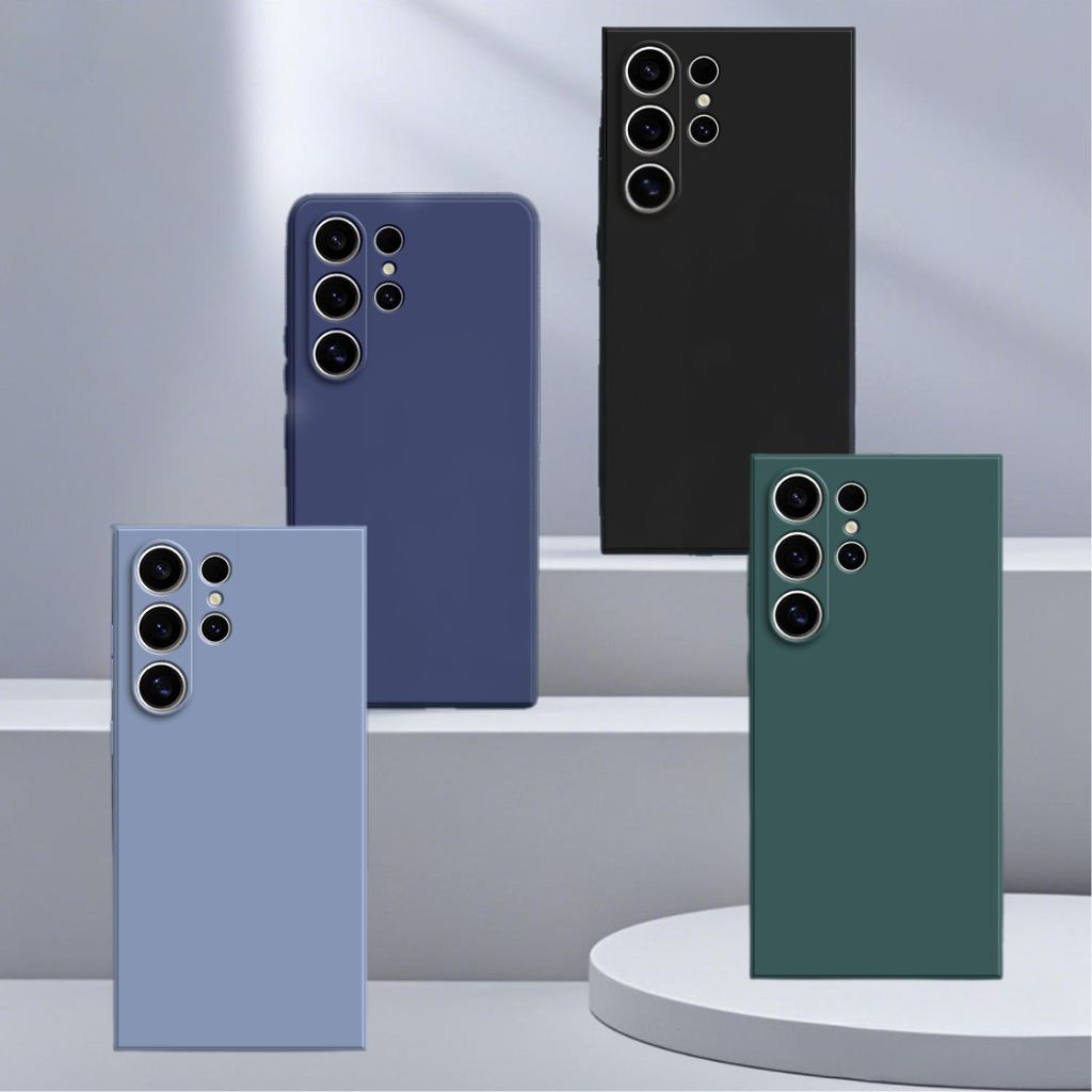 Phone Accessories Online Shop - サムスン S24 S23 S22 ウルトラケース液体シリコーンソフトタッチシェルギャラクシー S