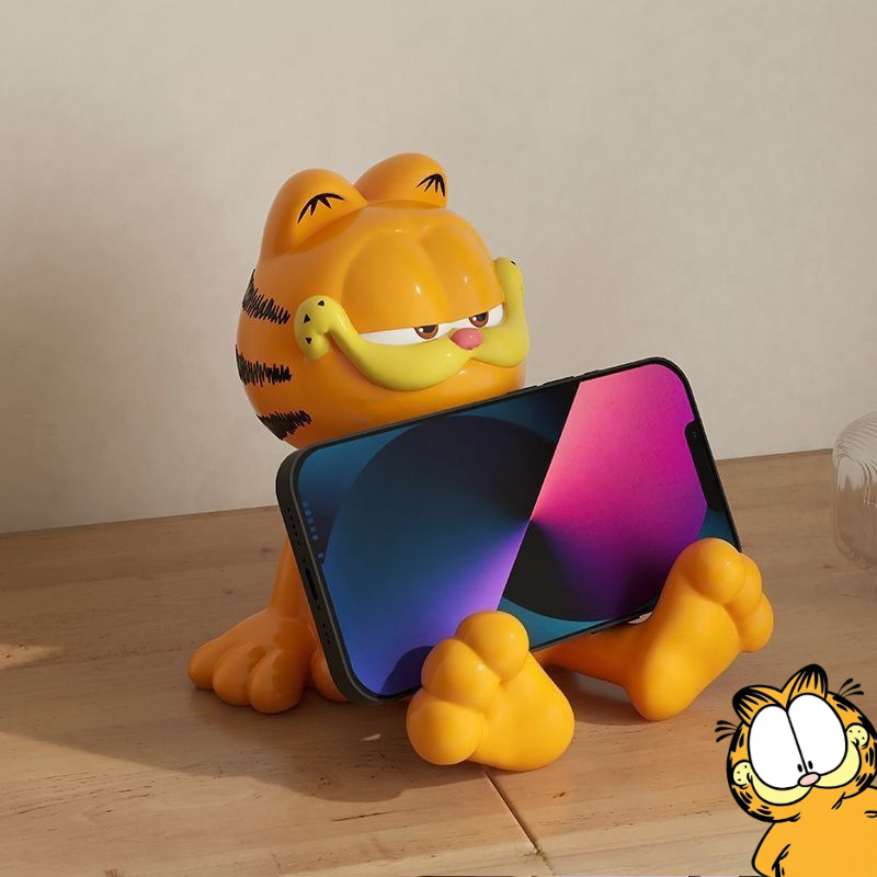 Phone Accessories Doll - ガーフィールドアニメ漫画かわいいぬいぐるみフィギュアカワイイ多機能ホームオフィス学生デスク電話スタンド飾り卸売