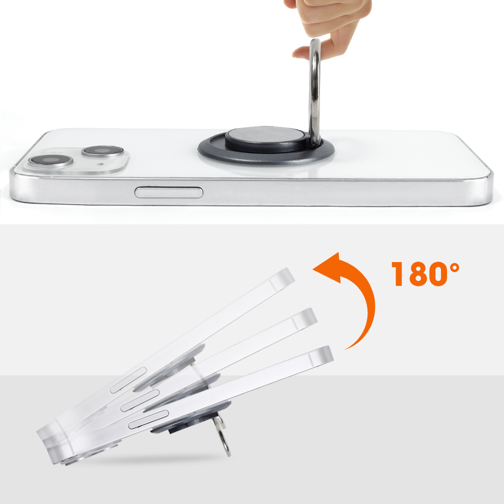 360度回転式フィンガーリング型スマホホルダー スタンドグリ - Phone Accessories Stand のレビューと価格