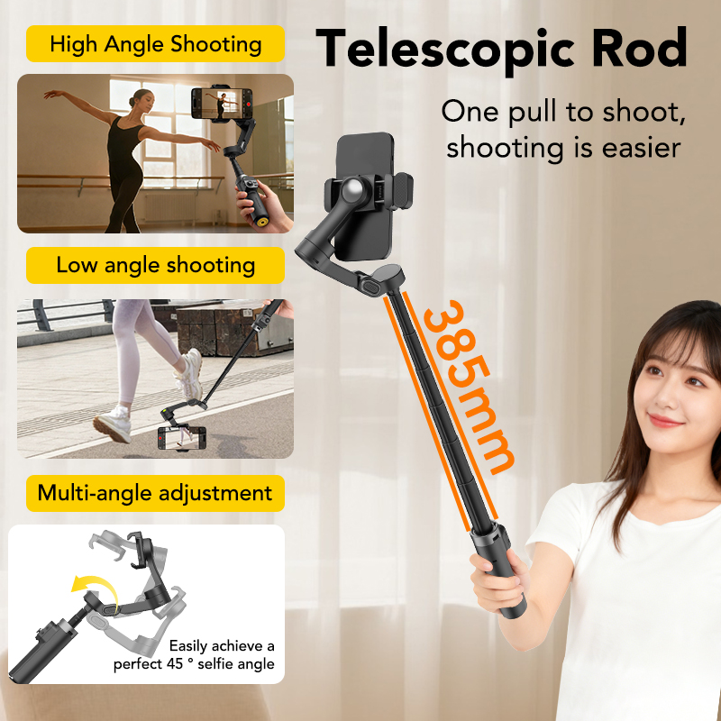 AOCHUAN スマートX3 360 °   iPhoneお - Selfie Stick Tripod のレビューと価格