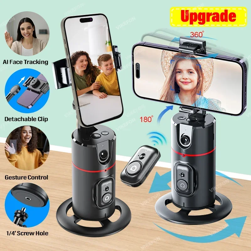 P02 回転可能なデスクトップ電話ホルダースタンドハンドヘル - Selfie Stick Tripod のレビューと価格