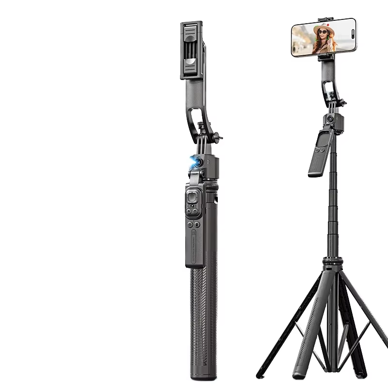 C17折りたたみ式AI顔追跡ジンバルスタビライザー360度自 - Selfie Stick Tripod のレビューと価格
