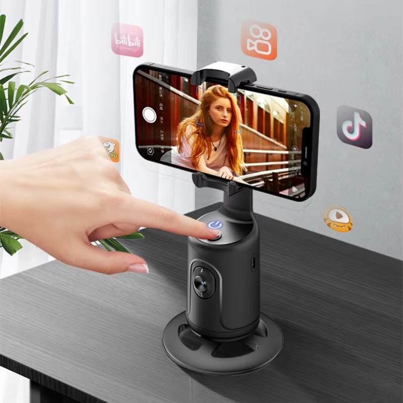 360 P01 ユニバーサルモバイルフォンAI自動顔追跡カメ - Selfie Stick Tripod のレビューと価格