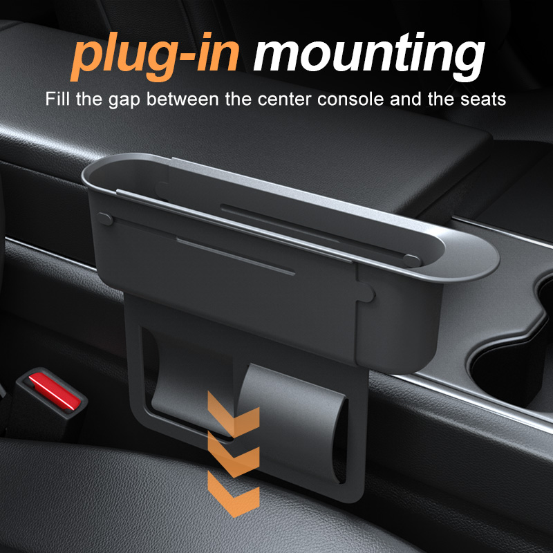 2PC 調整カーシートギャップ収納ボックスユニバーサル自動ス - Phone Accessories For Car のレビューと価格