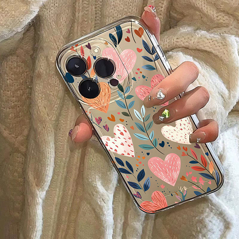 シリコン製ハート・葉・目・月柄のiPhoneケース iPho - Phone Accessories List のレビューと価格