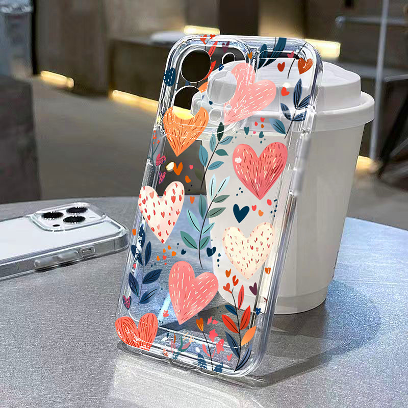 シリコン製ハート・葉・目・月柄のiPhoneケース iPho - Phone Accessories List のレビューと価格