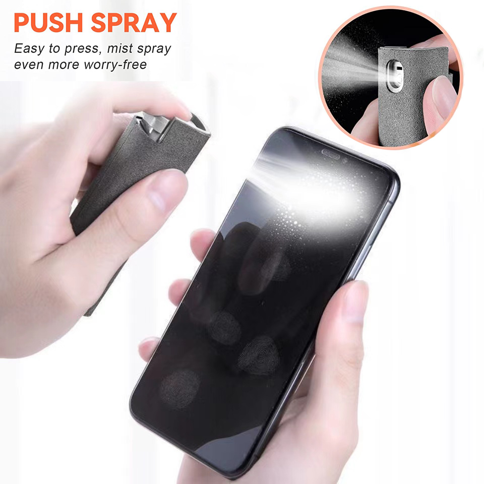 2-in-1モバイルフォン画面スプレーボトル、マイクロファイ - Screen Cleaner Spray のレビューと価格