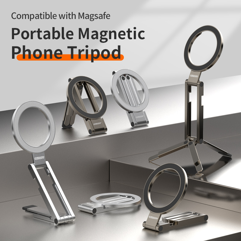 マグネット式金属製スマホ撮影スタンド、セルフィースティック、 - Selfie Stick Tripod のレビューと価格