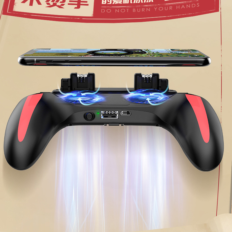 H10ゲーミングハンドヘルドグリップゲームコントローラージョ - Gaming Trigger Phone のレビューと価格