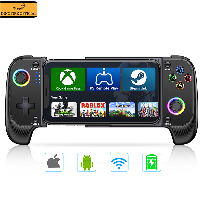 DinoFire 携帯電話ゲームパッドジョイスティック iP - Gaming Trigger Phone のレビューと価格