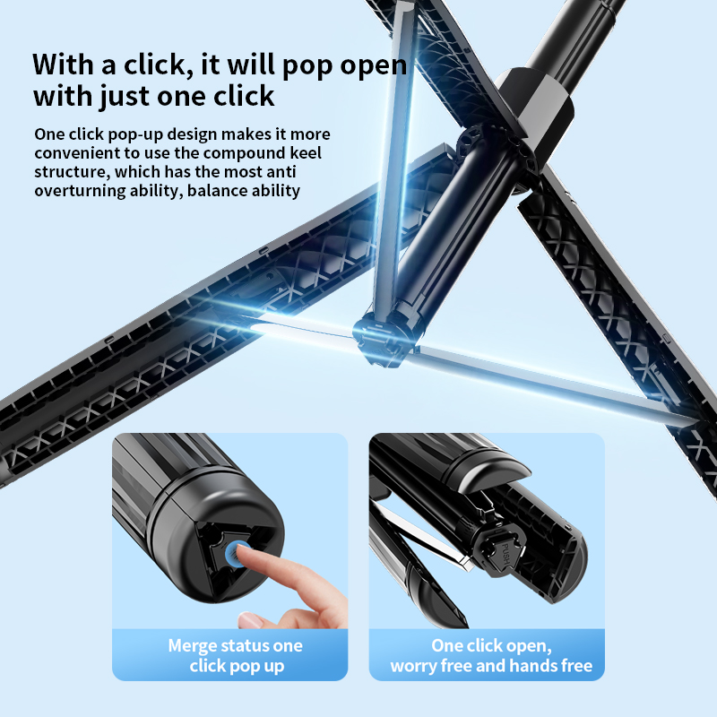 AI追跡機能付きジンバル自撮り棒 携帯電話スタンド ワンクリ - Selfie Stick Tripod のレビューと価格