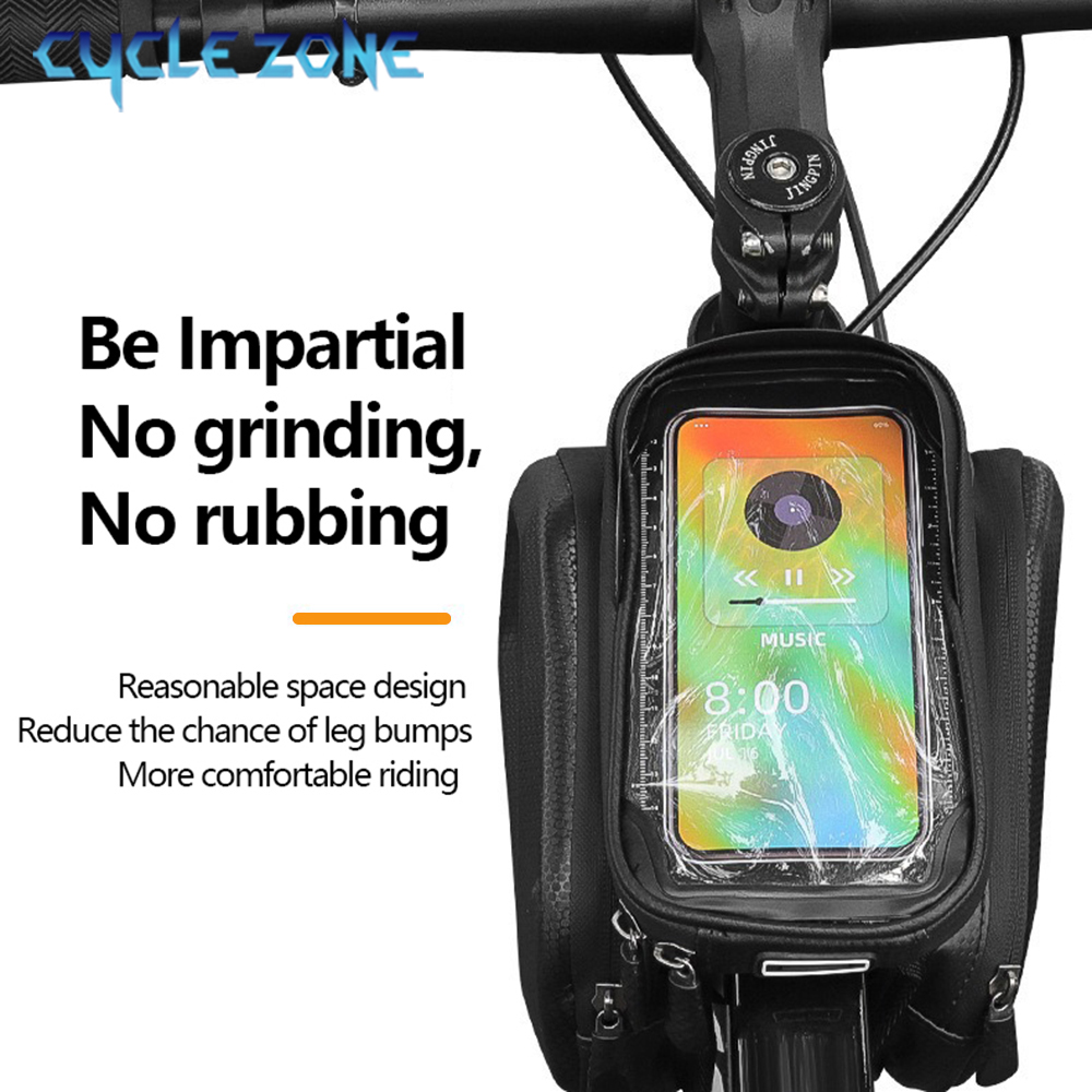 自転車フロントチューブフレームバッグ,タッチスクリーン電話ケ - Phone Zone Accessories & Repair のレビューと価格