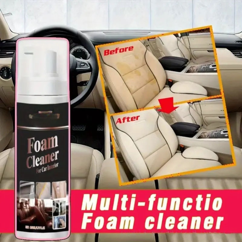 多機能フォームクリーナー 車内汚れ除去・清掃 レザーシート  - Screen Cleaner Spray のレビューと価格
