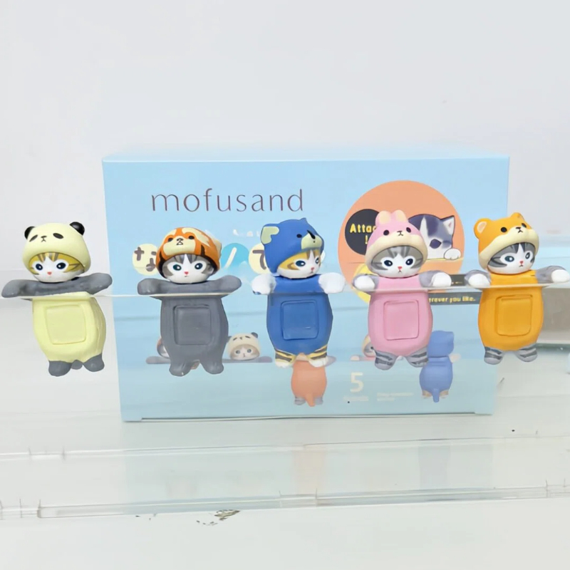 新しいモフサンド寝そべり姿勢ブラインドボックス装飾ミニフィギ - Phone Accessories Doll のレビューと価格