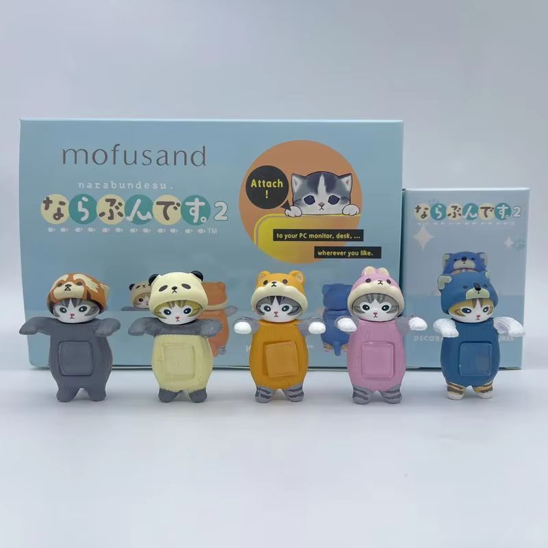 新しいモフサンド寝そべり姿勢ブラインドボックス装飾ミニフィギ - Phone Accessories Doll のレビューと価格