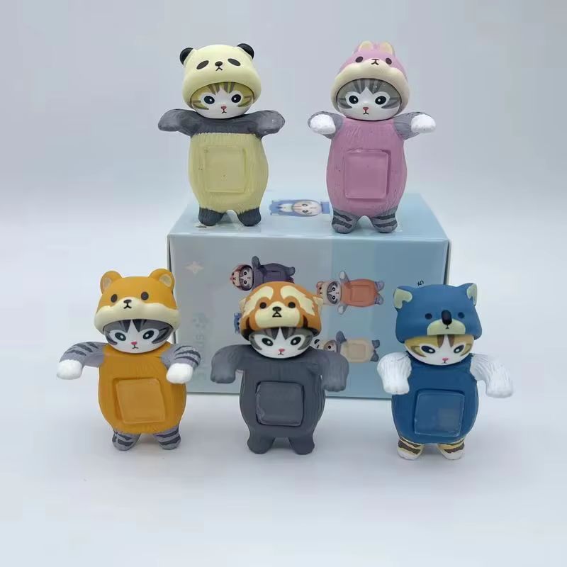 新しいモフサンド寝そべり姿勢ブラインドボックス装飾ミニフィギ - Phone Accessories Doll のレビューと価格