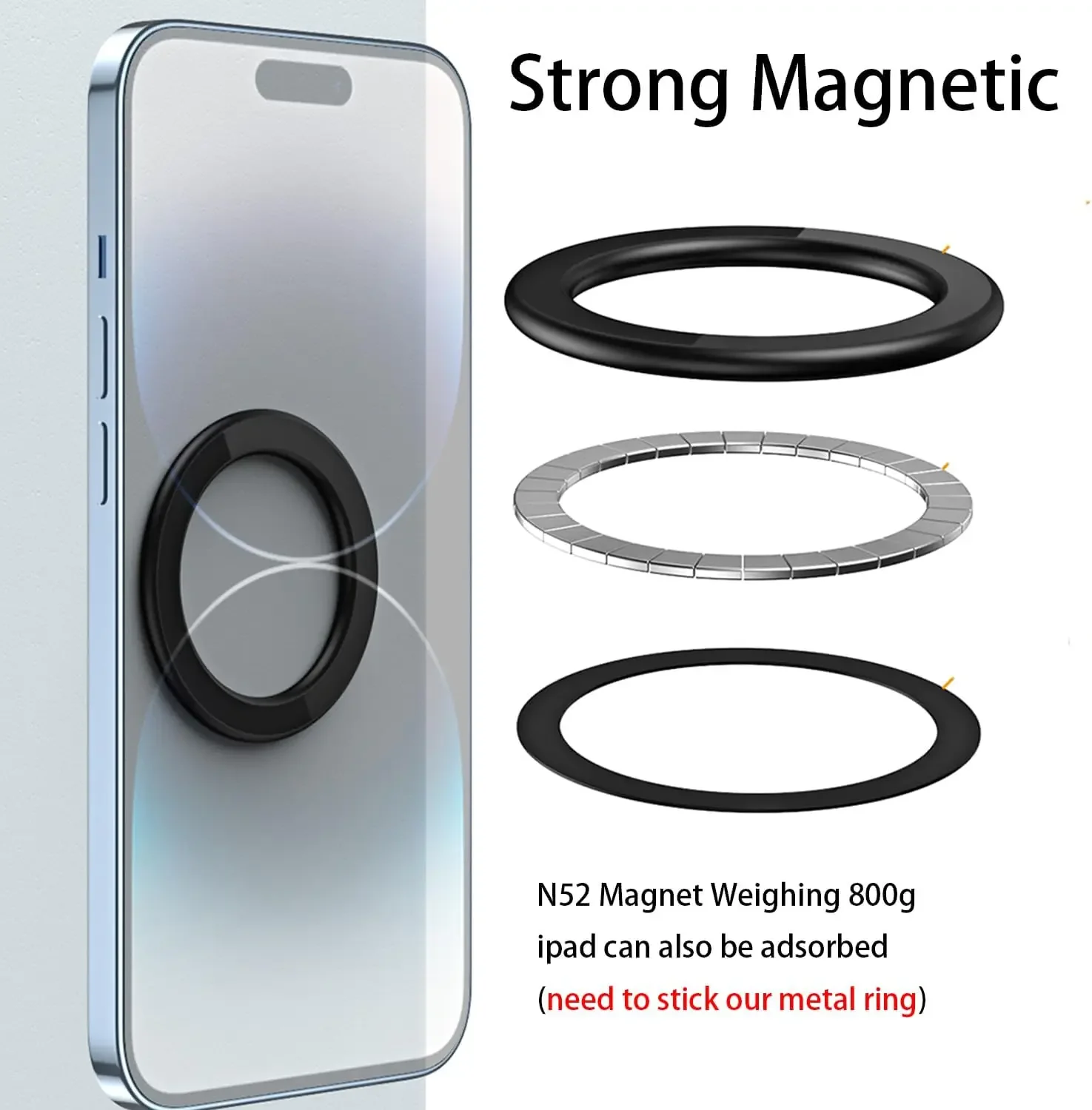 MagSafe対応 磁気リングホルダー 強力マグネット 携帯 - Phone Accessories Stand のレビューと価格