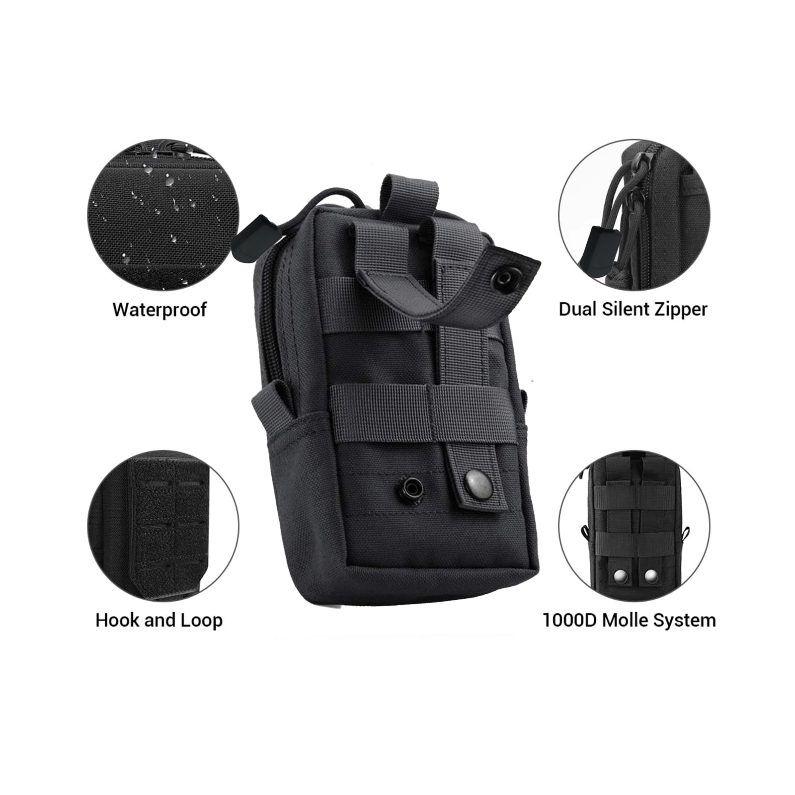 男性用タクティカルハイウエストバッグ,ツールポーチ,ユーティ - Phone Accessories Organizer のレビューと価格