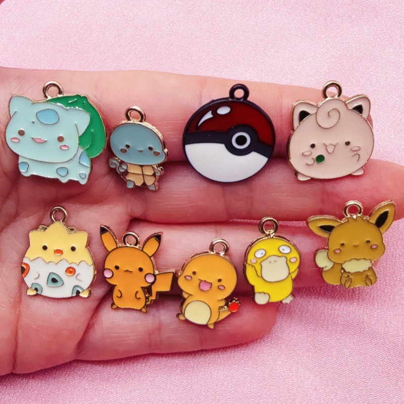10 個漫画ドリップオイルジュエリーアクセサリー手作り DI - Phone Accessories Keychain のレビューと価格