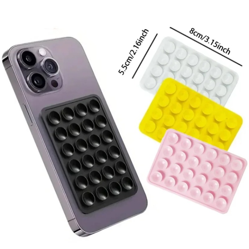 シリコン製スマホスタンド 粘着式滑り止め吸盤、ハンズフリー携 - Phone Accessories Stand のレビューと価格