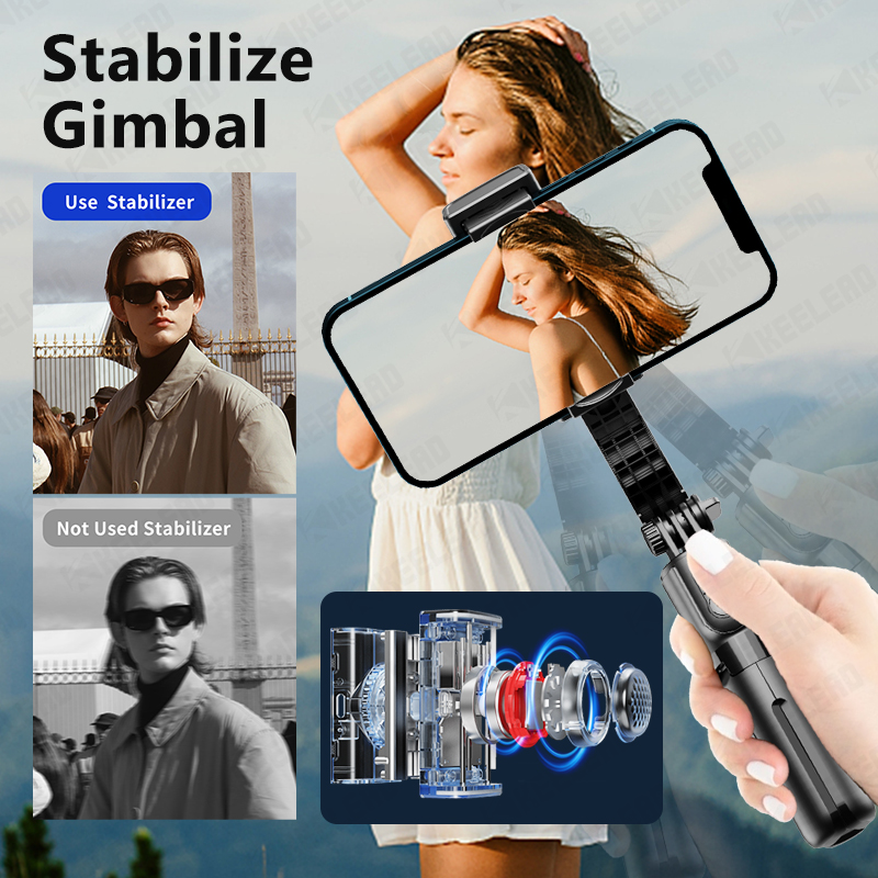 TOKQI ジンバル式手ブレ補正スタビライザー、アルミニウム - Selfie Stick Tripod のレビューと価格