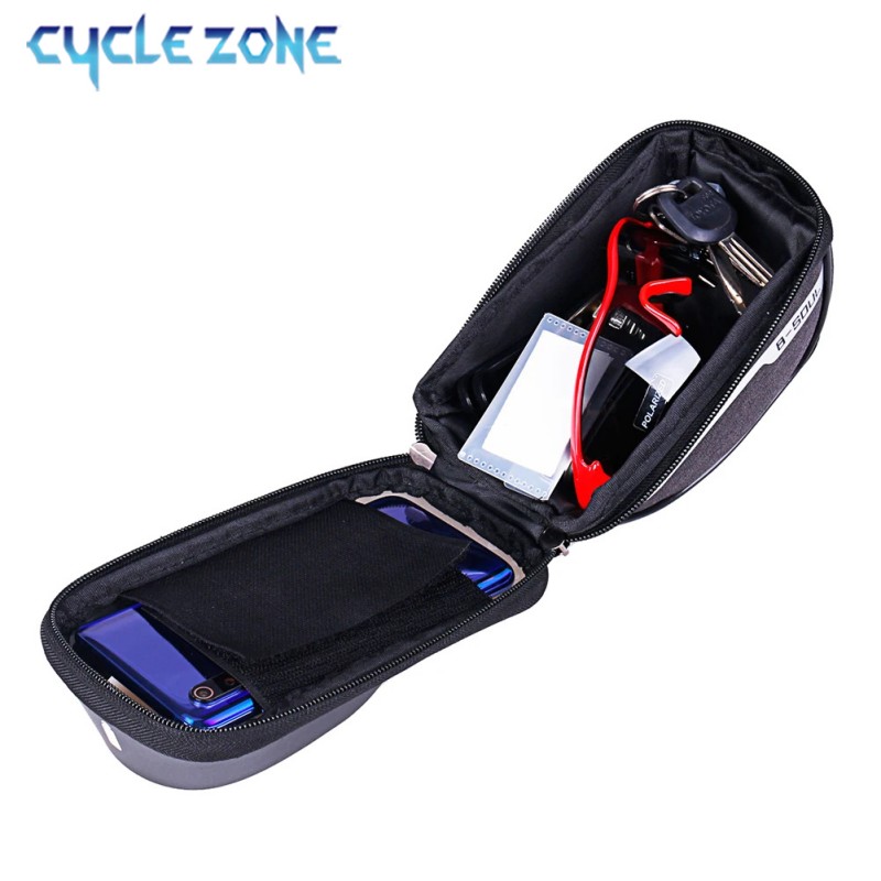 マウンテンバイクバッグタッチスクリーンサイクリングハンドルバ - Phone Zone Accessories & Repair のレビューと価格