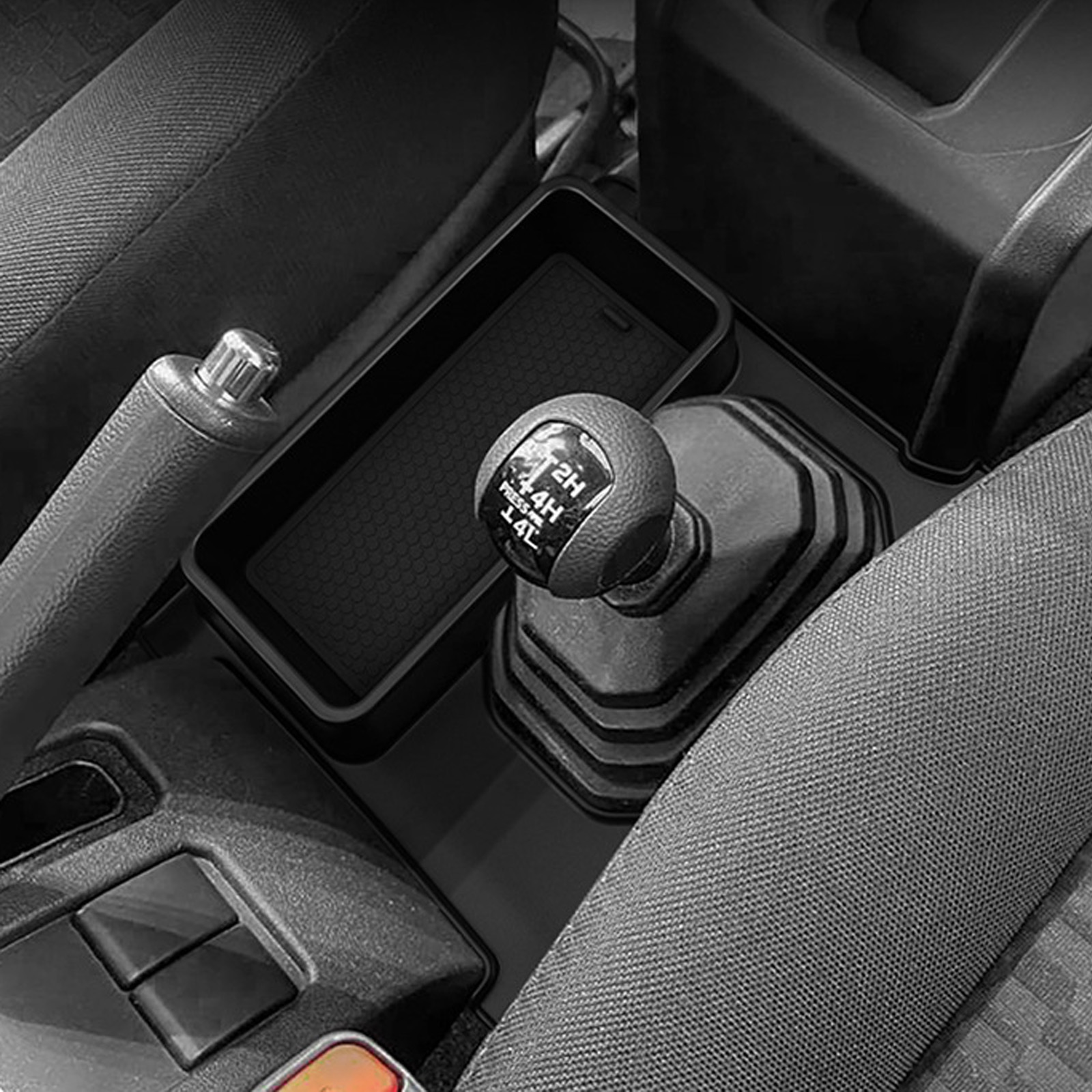 車のギアシフトサイド収納ボックスオーガナイザートレイ電話ホル - Phone Accessories For Car のレビューと価格