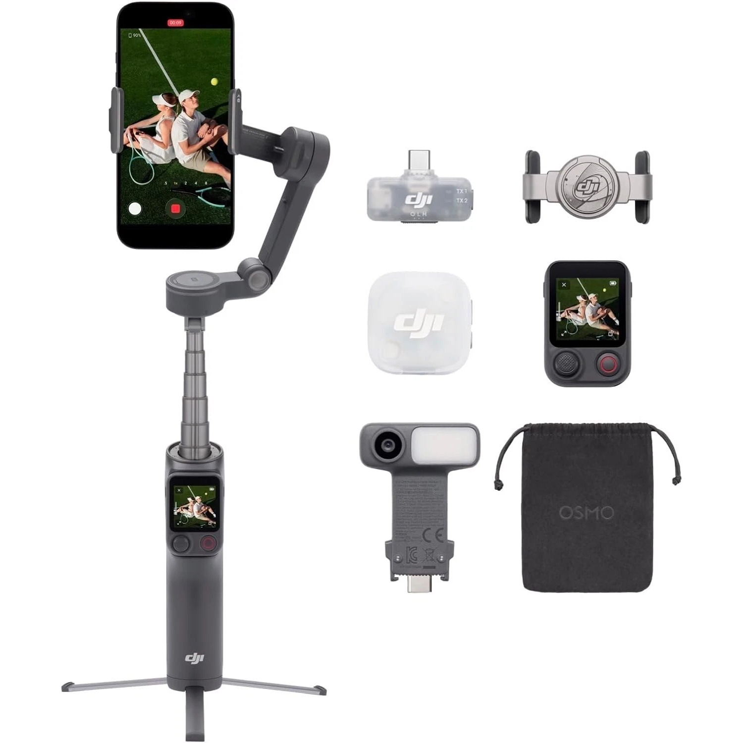 DJI Osmo Mobile 8P Creator Com - Selfie Stick Tripod のレビューと価格