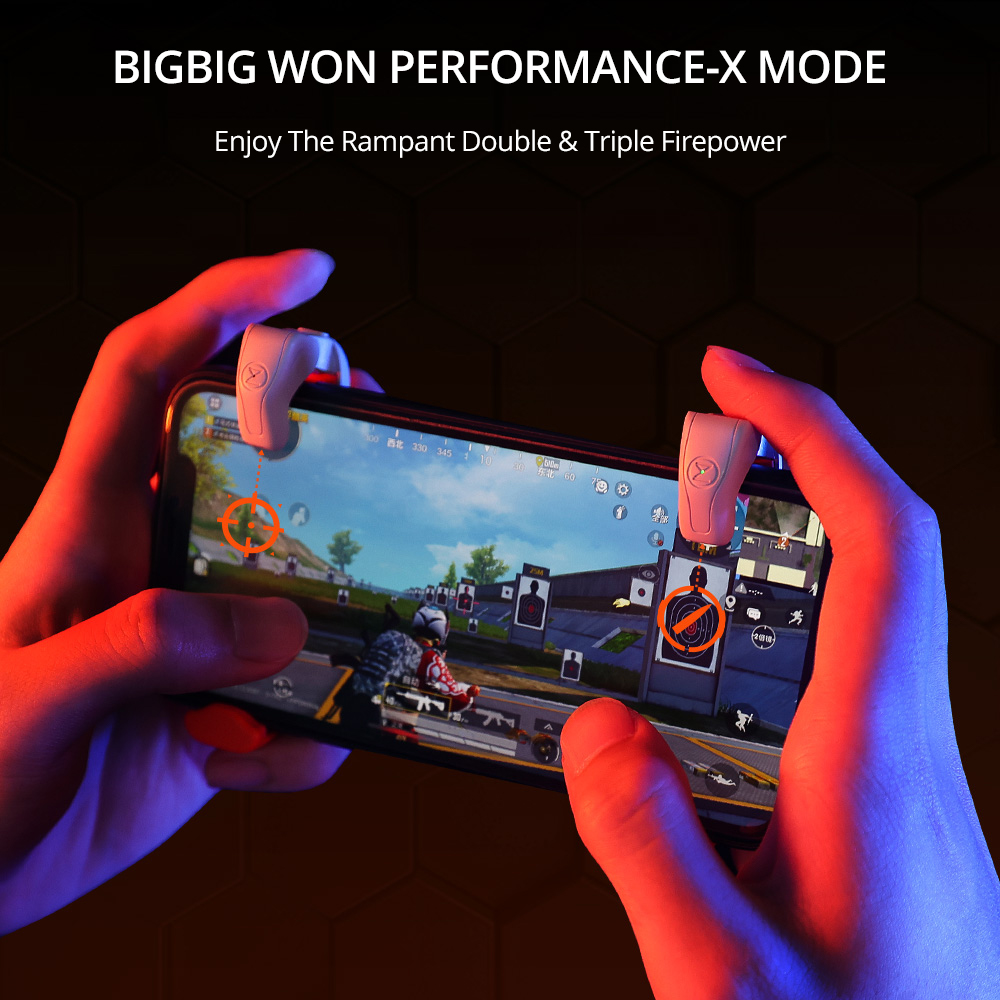 BIGBIG WON M1モバイルシューティングゲーム用振動 - Gaming Trigger Phone のレビューと価格