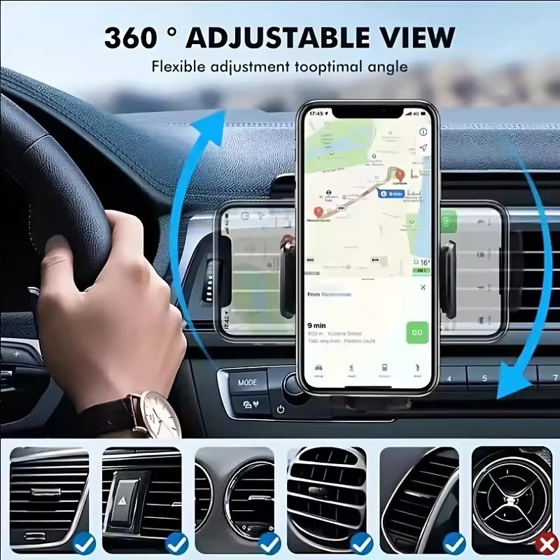 ユニバーサルカーフックベースフォンホルダー 重力式モバイルス - Phone Accessories Stand のレビューと価格
