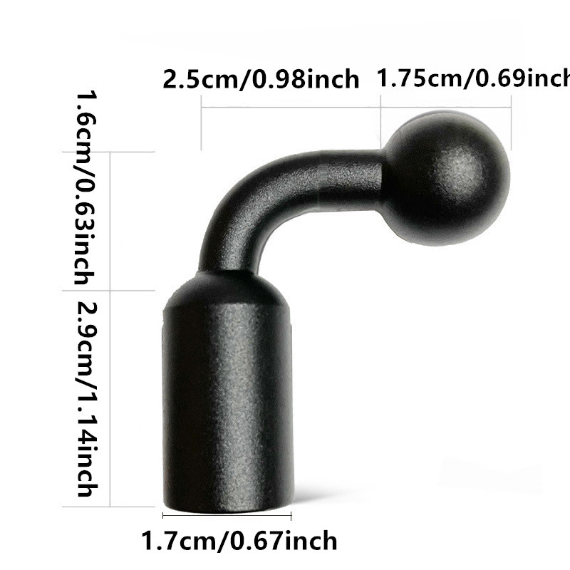 アルミ合金製17mmボール、ヘッドアダプター用、1/4インチ - Selfie Stick Tripod のレビューと価格