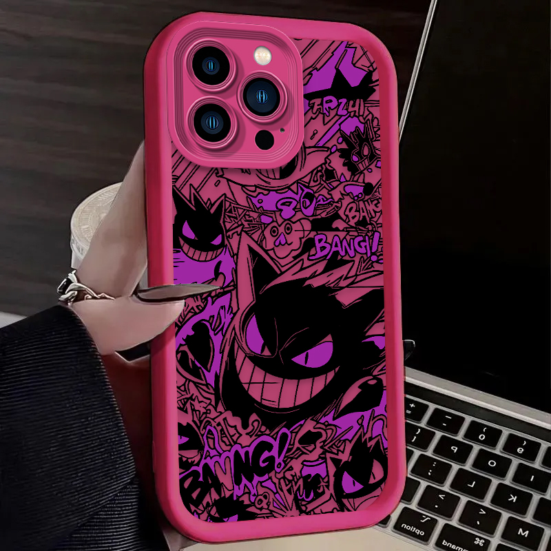 ポケモン ゲンガー グラフィティ スマホケース iPhone - Phone Accessories List のレビューと価格