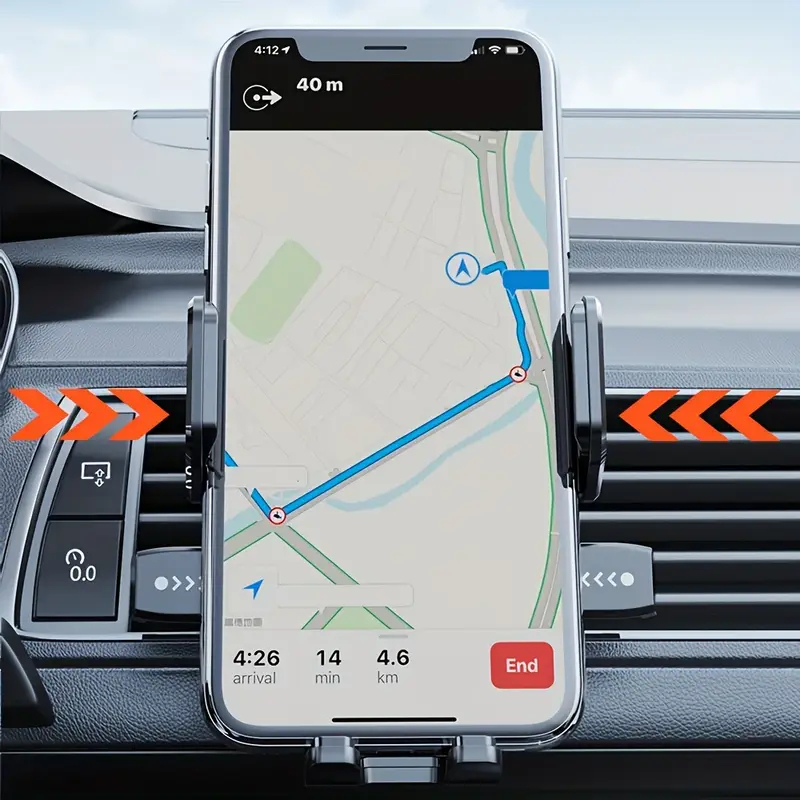 新型車載電話ホルダー ユニバーサルカーフォールダブル回転式G - Phone Accessories For Car のレビューと価格
