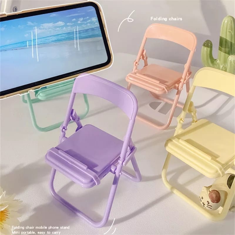 かわいい椅子型スマホスタンド、クリエイティブなデスクオーガナ - Phone Accessories Organizer のレビューと価格