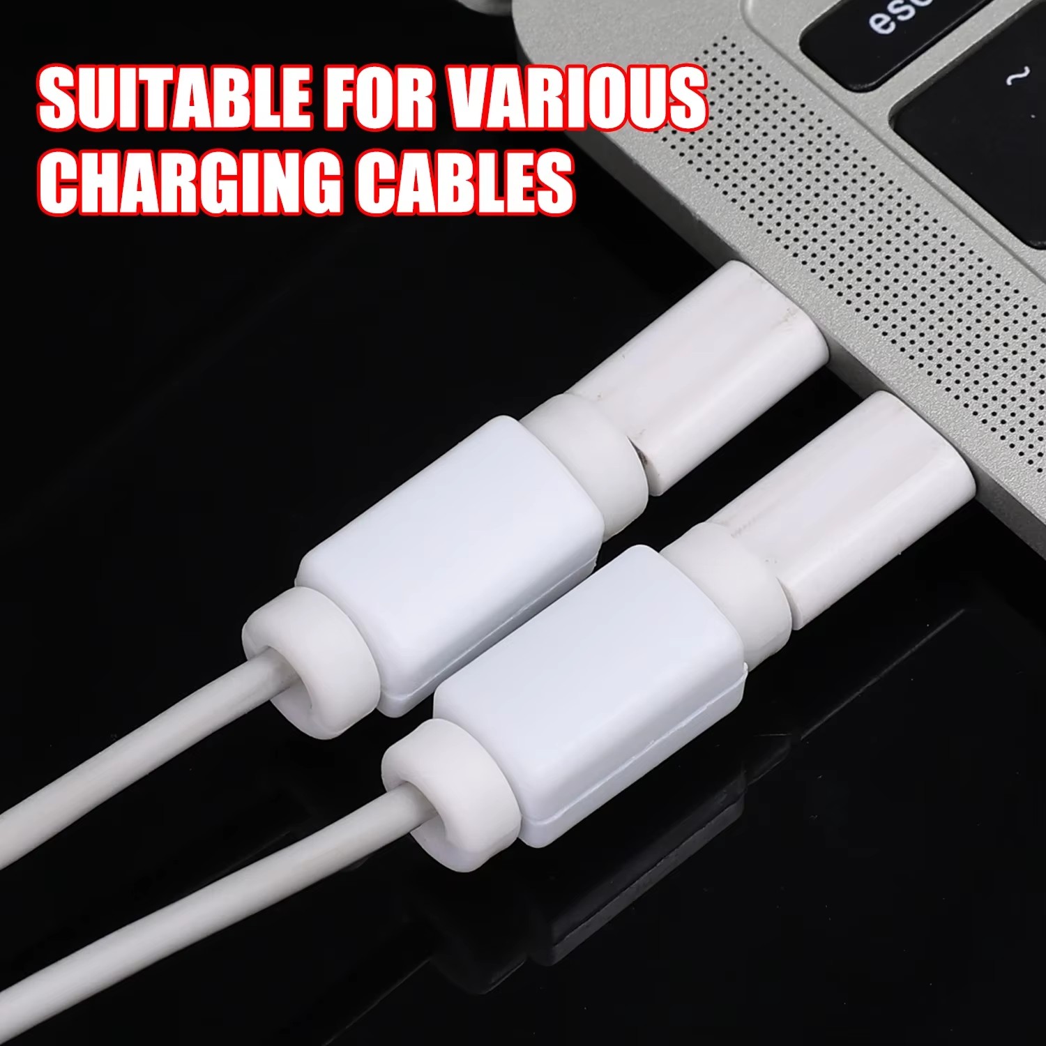 アンチブレイクケーブルプロテクターソフトシリコンカバー Ap - Usb Data Cable のレビューと価格