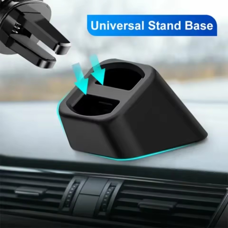 車載用ユニバーサル携帯電話ブラケットベース、ダッシュボード用 - Phone Accessories Crochet のレビューと価格