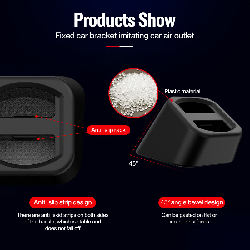 車載用ユニバーサル携帯電話ブラケットベース、ダッシュボード用 - Phone Accessories Crochet のレビューと価格