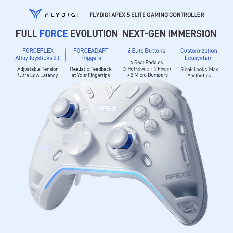 オリジナル Flydigi APEX 5 ゲーミングコントロ - Gaming Trigger Phone のレビューと価格