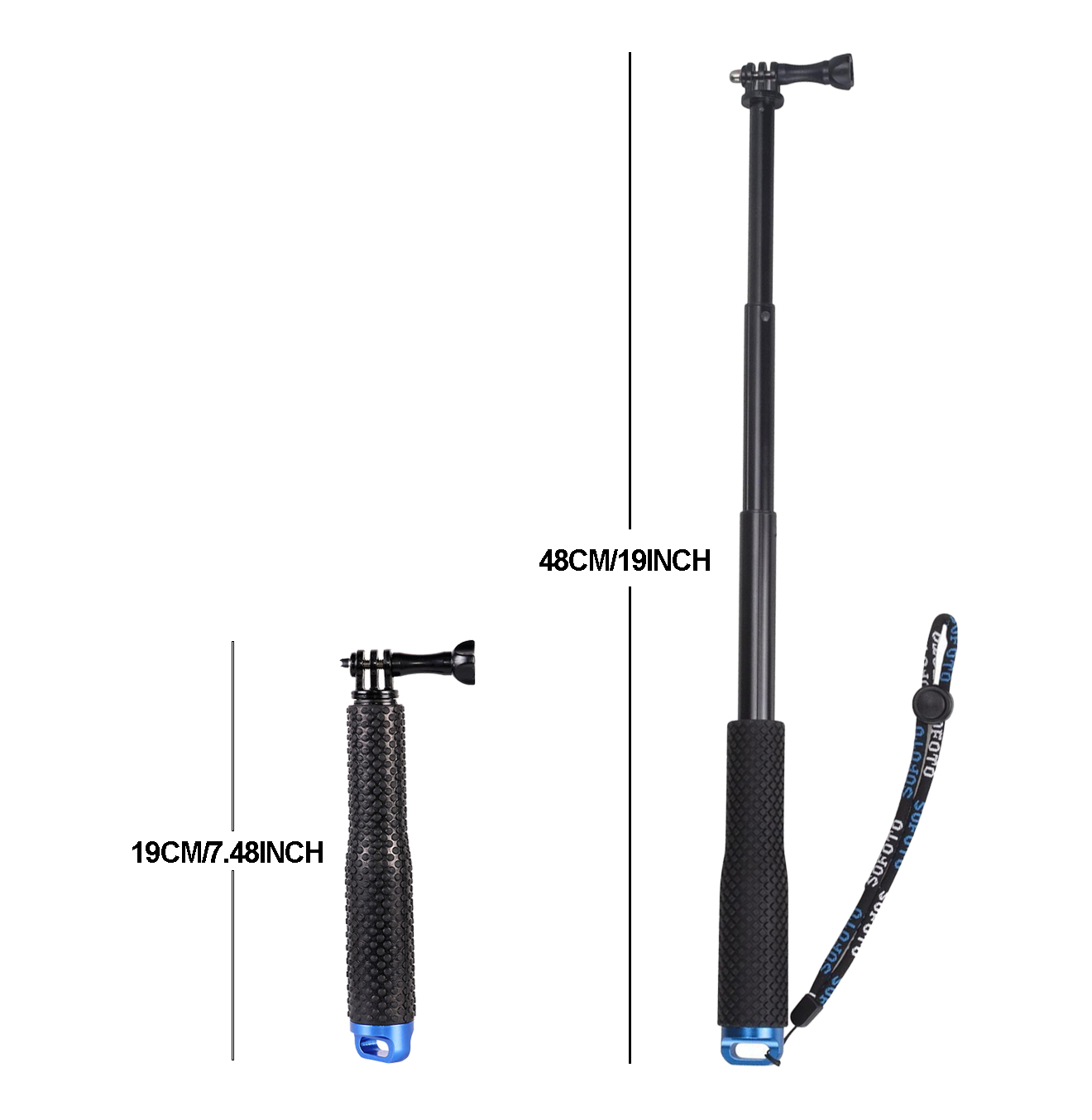 拡張可能な自撮り棒 Gopro ポータブル Vlog Sel - Selfie Stick Tripod のレビューと価格