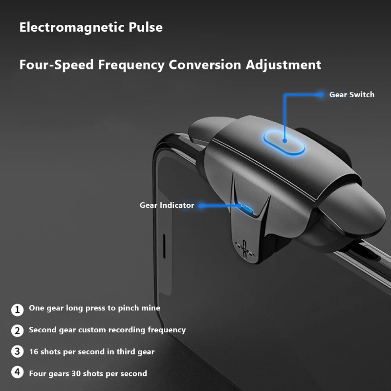 AK05ゲームコントローラー PUBGモバイル用 携帯電話射 - Gaming Trigger Phone のレビューと価格