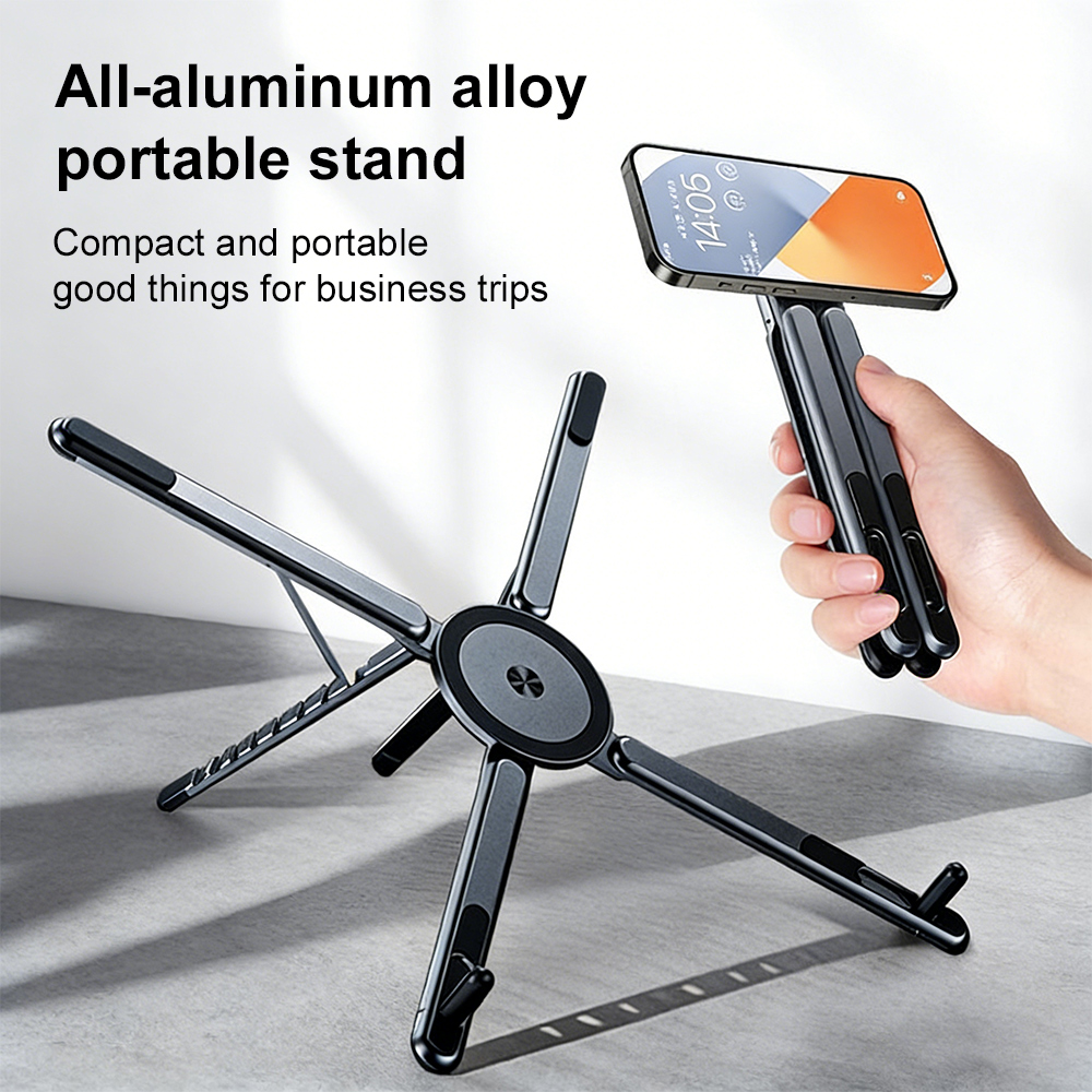 携帯電話用マグネット式ホルダー＆自撮り棒 3-in-1 折り - Selfie Stick Tripod のレビューと価格